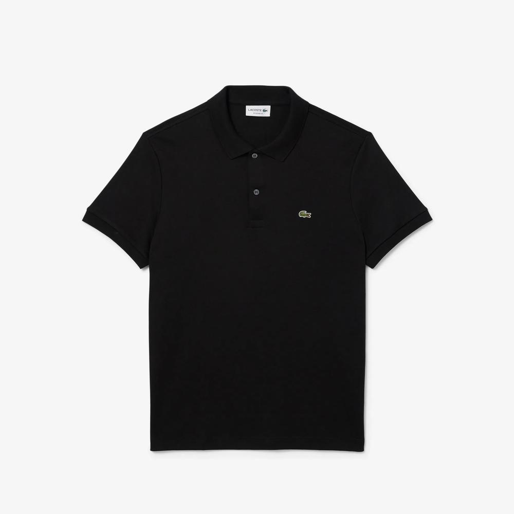 Tričko Lacoste Cotton Shirt Regular Fit DH2050-031 - čierne