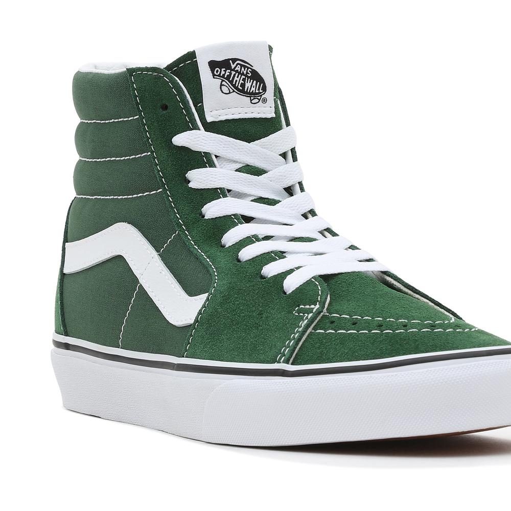 Topánky Vans Color Theory Classics Sk8-Hi VN0005U96QU1 - zelené