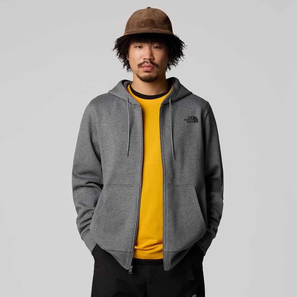 Blúza The North Face Simple Dome Full Zip 0A89FDDYY1 - šedý
