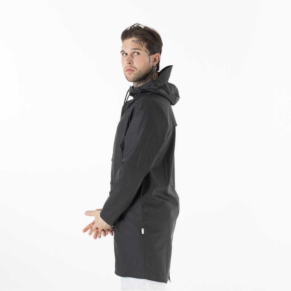 Bunda Rains Long Jacket 12020-01 - čierne