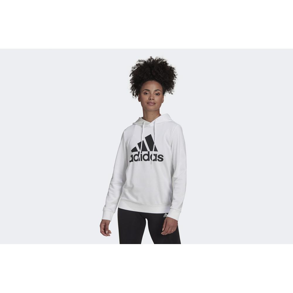 Blúza adidas Essentials Relaxed Logo Hoodie HD1800 - biele