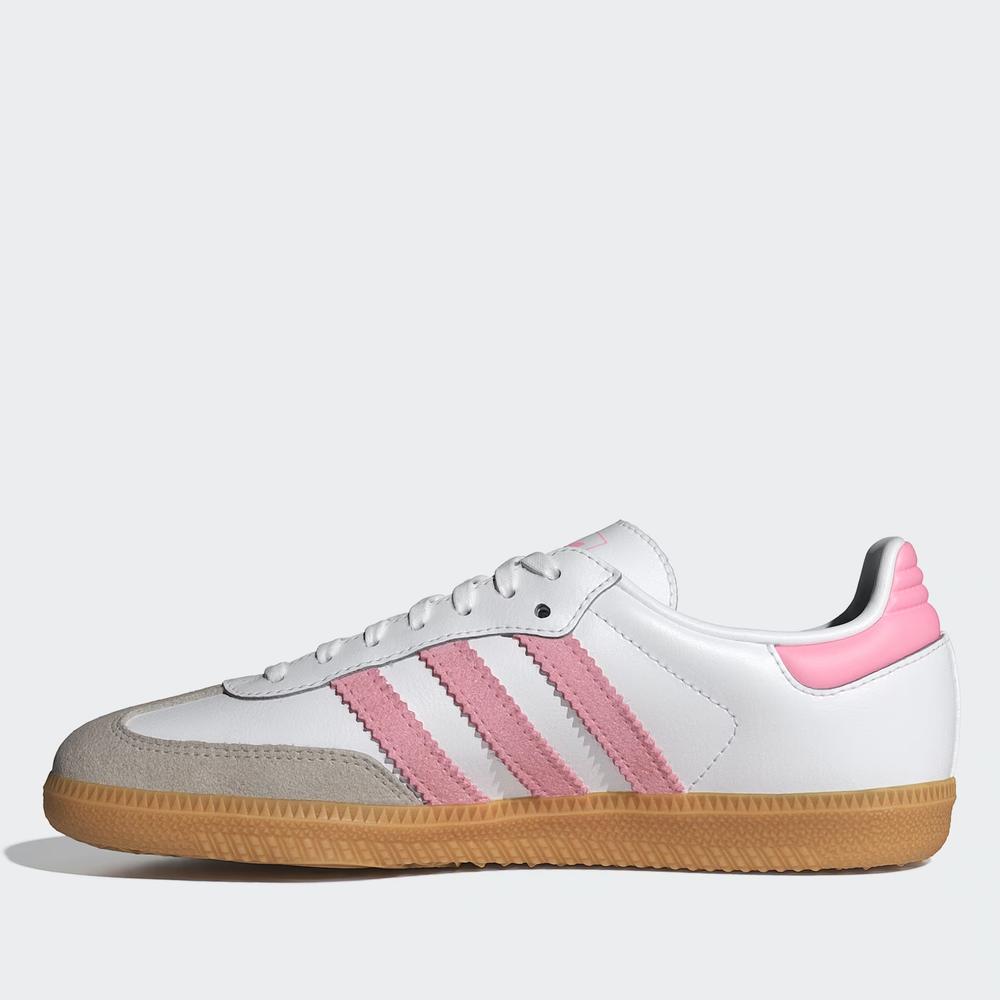 Detské topánky adidas Originals Samba OG J JQ2018 - biele