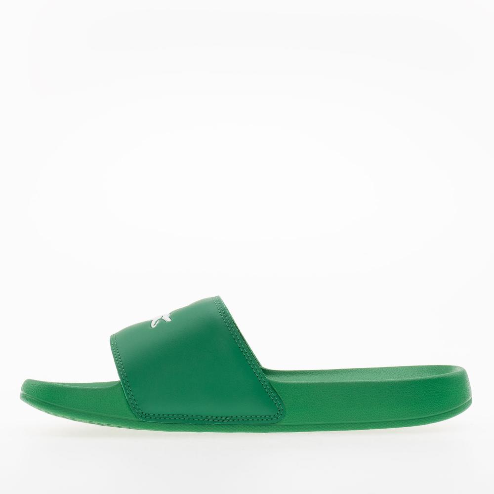 Klapky Lacoste Serve Sliders 749CMA0041-1R7 - zelené