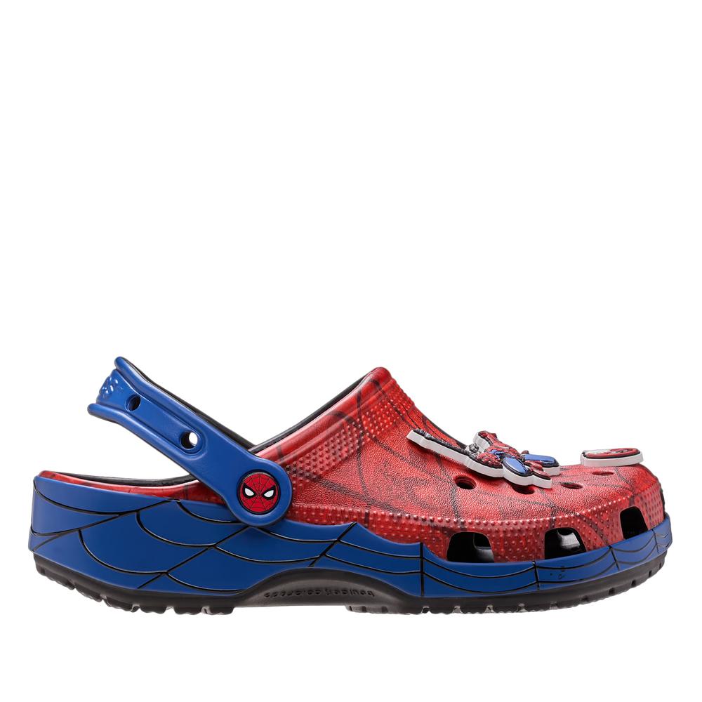 Klapky Crocs Spider-Man Classic Clog 211409-90H - červené