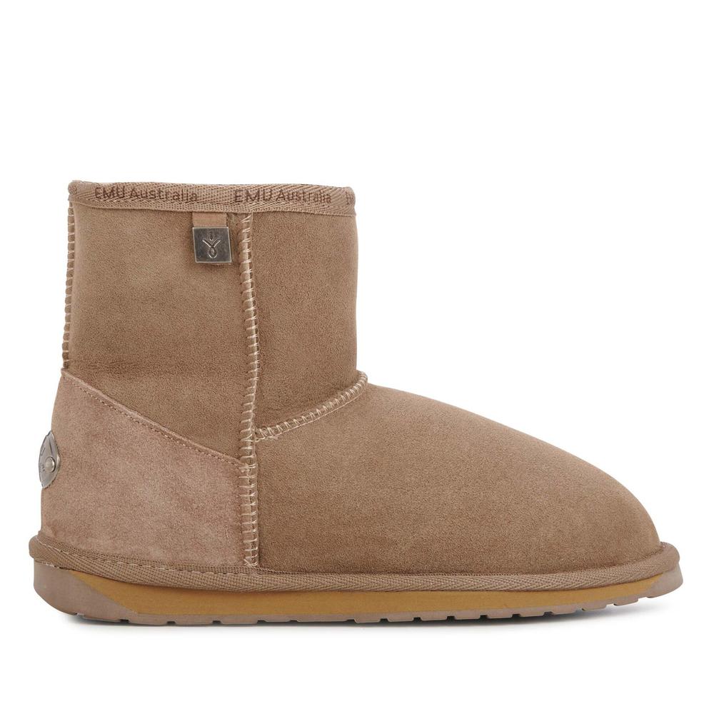 Topánky Emu Australia Platinum Stinger Slim Mini WP20003MUSH - hnedé