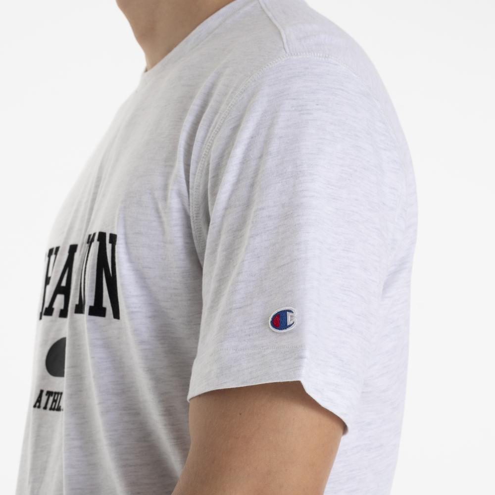 Tričko Champion Crewneck 220432-EM007 - šedý