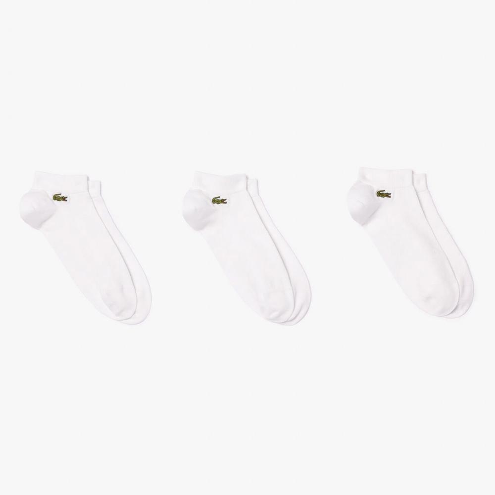 Ponožky Lacoste RA2917-Z92 - biele
