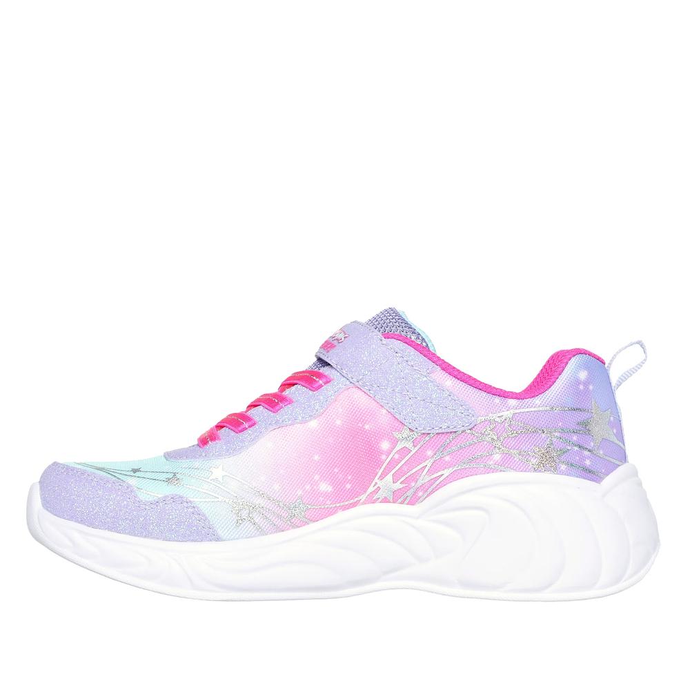 Topánky Skechers S Lights Unicorn Dreams Wishful Magic 302299LLVHP - fialové