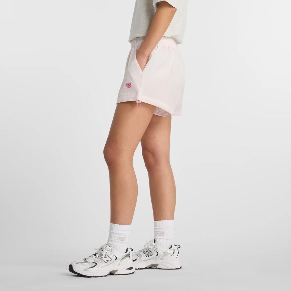 Dámske šortky New Balance WB61P9JPAAA - ružové