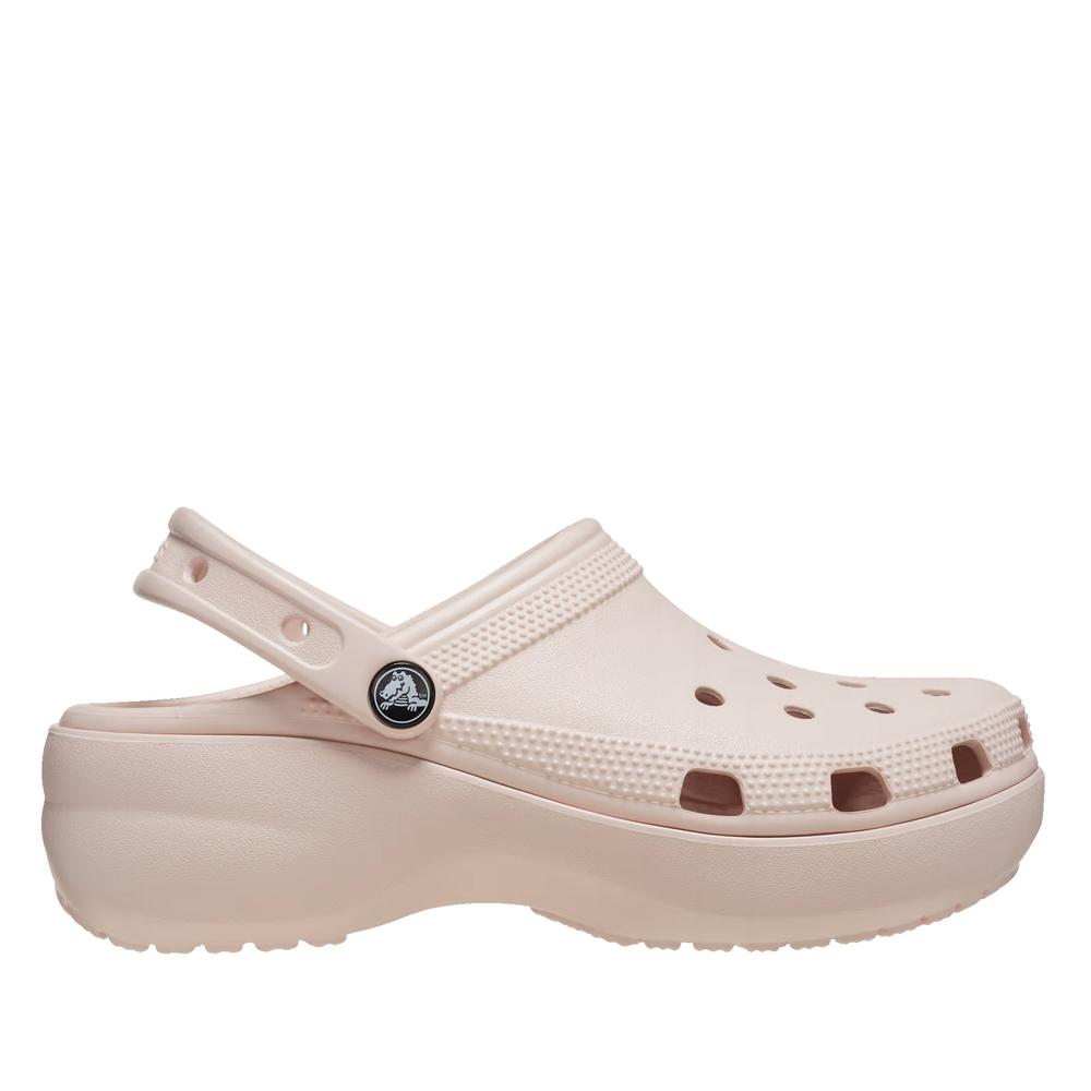 Klapky dámske Crocs Classic Platform Clog 206750-6UR - ružové