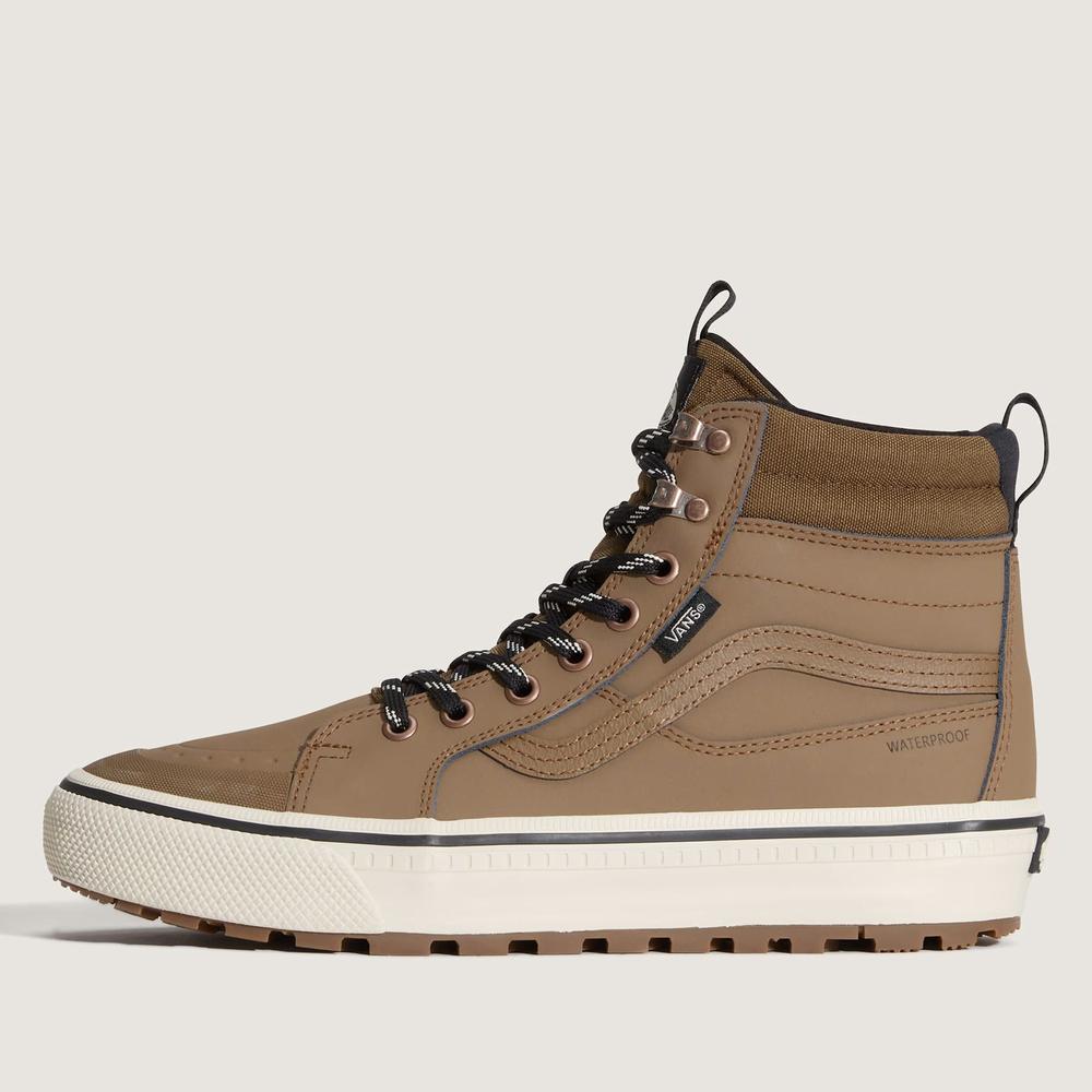 Pánske topánky Vans SK8-Hi Waterproof Insulated VN000DAQ91K1 - hnedé