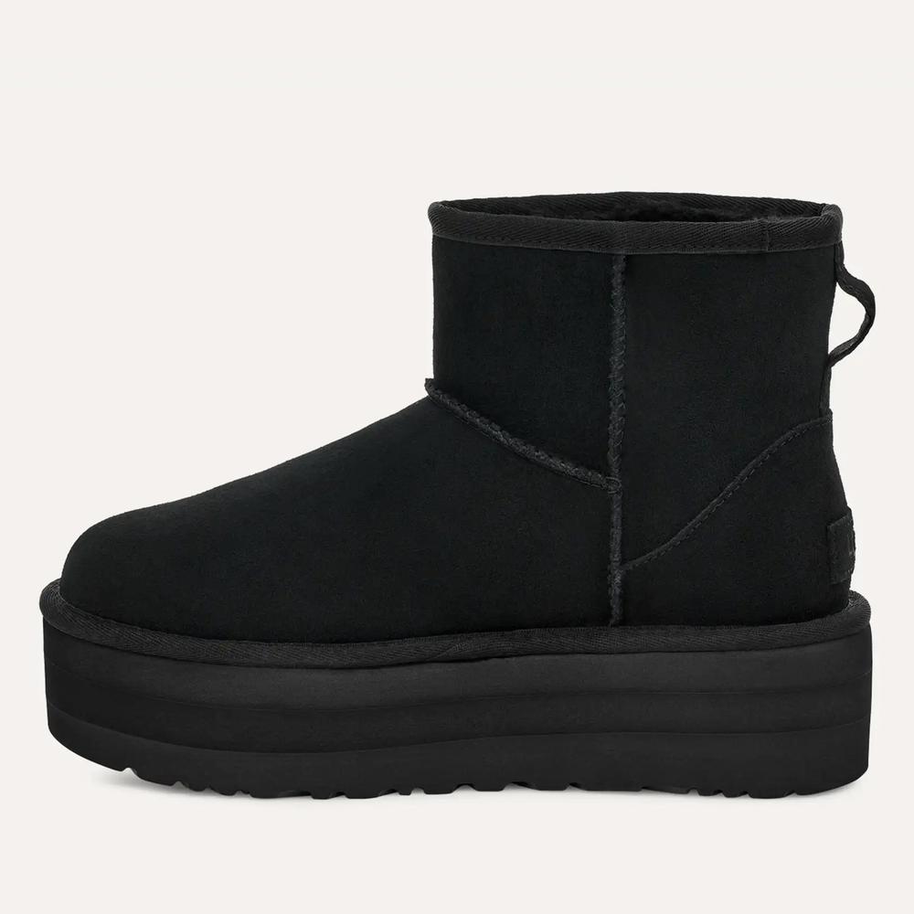 Topánky dámske UGG Classic Mini Platform 1134991-BLK - čierne