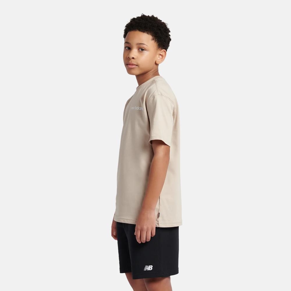 Detské tričko New Balance YT61A21ATWF - béžové
