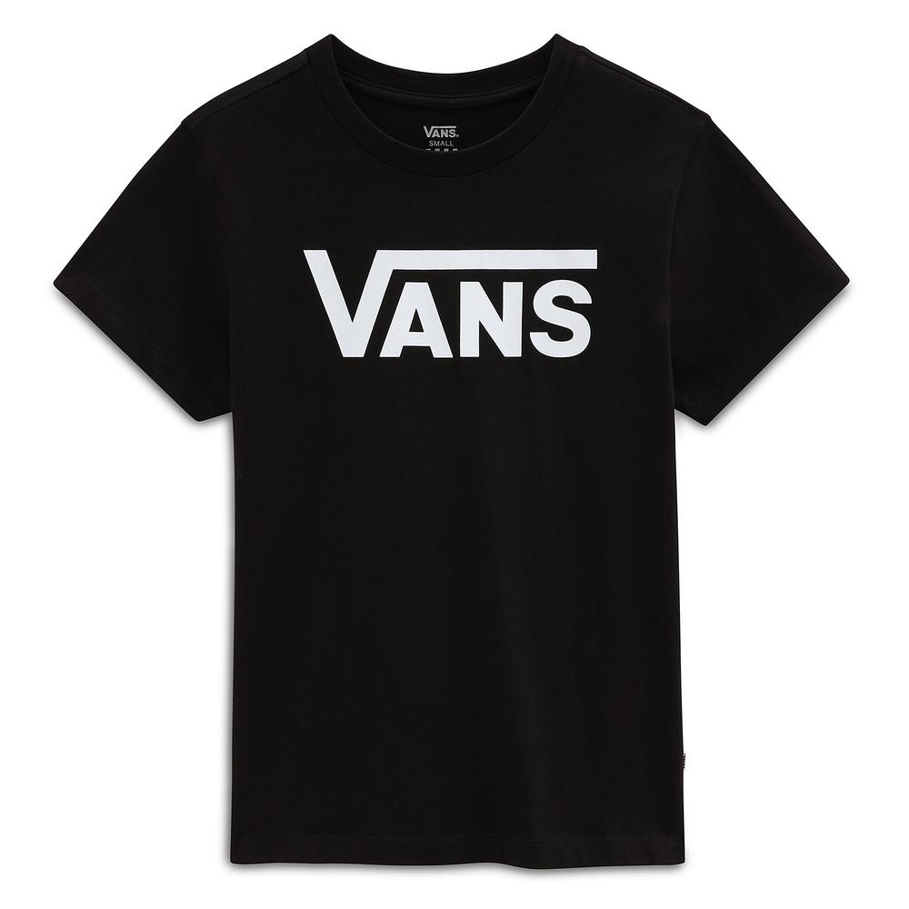 VANS T-SHIRT FLYING V CREW > VN0A3UP4BLK1