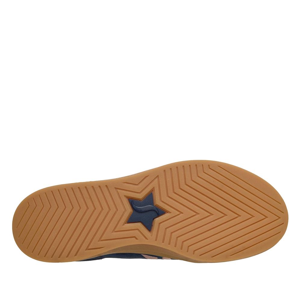 Dámske topánky Skechers Academy HI - Elevated Essence 185430NVPK - tmavomodré