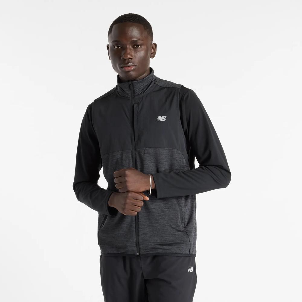 Mužský vesta New Balance MV51200BK - čierne