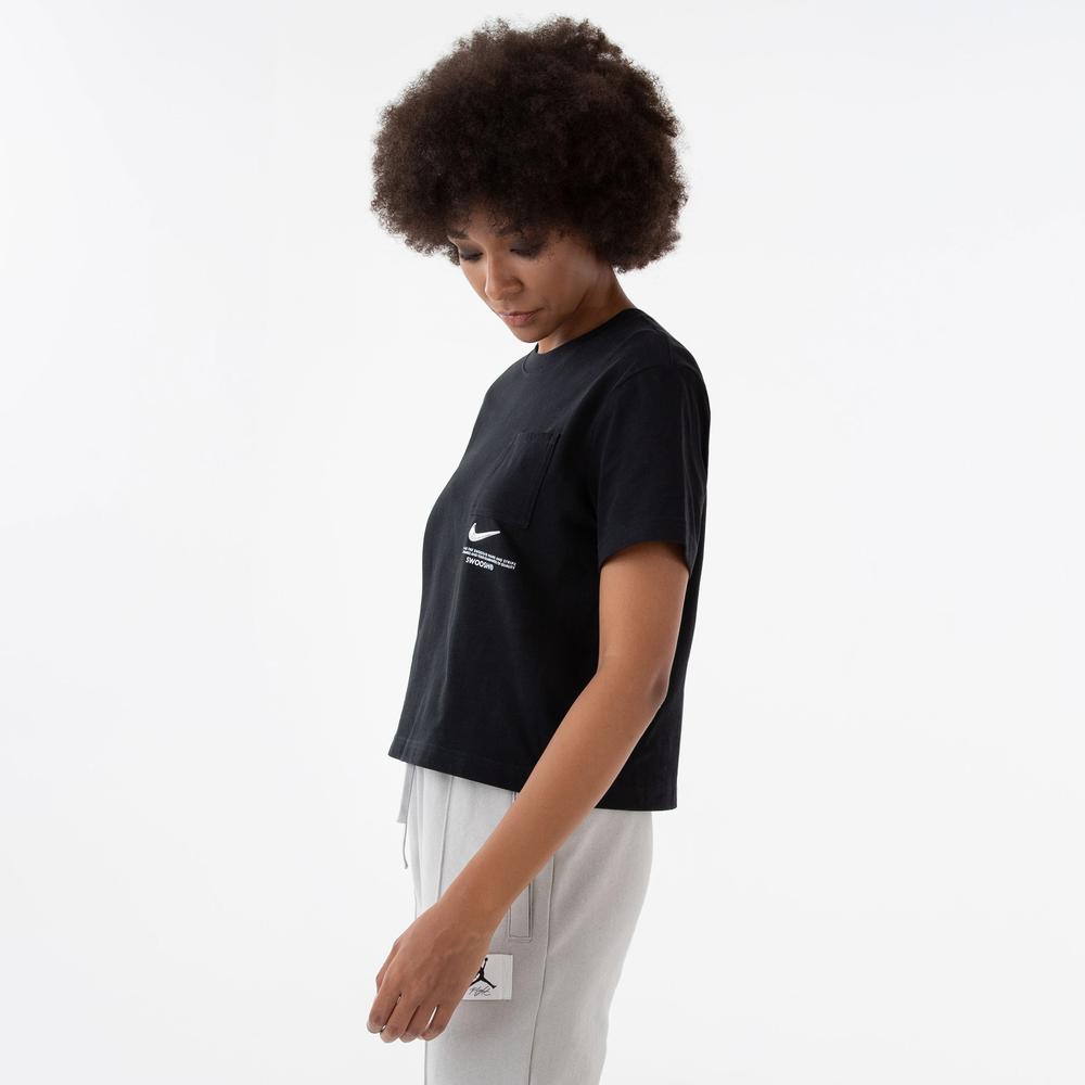 Tričko Nike NSW Swoosh Top CZ8911-010 - čierne