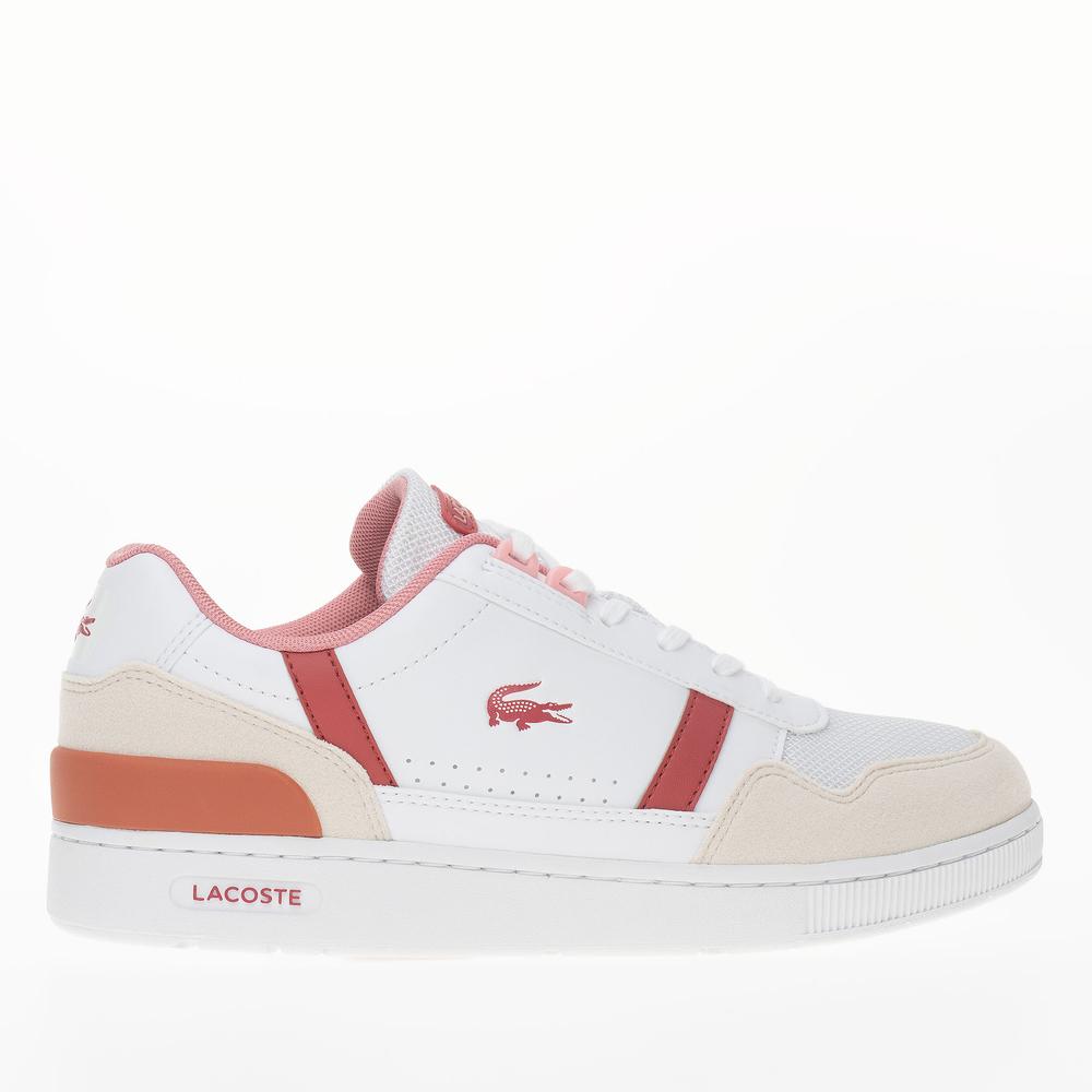 Topánky Lacoste T-Clip 124 6 SUJ 747SUJ0015-B53 - biele