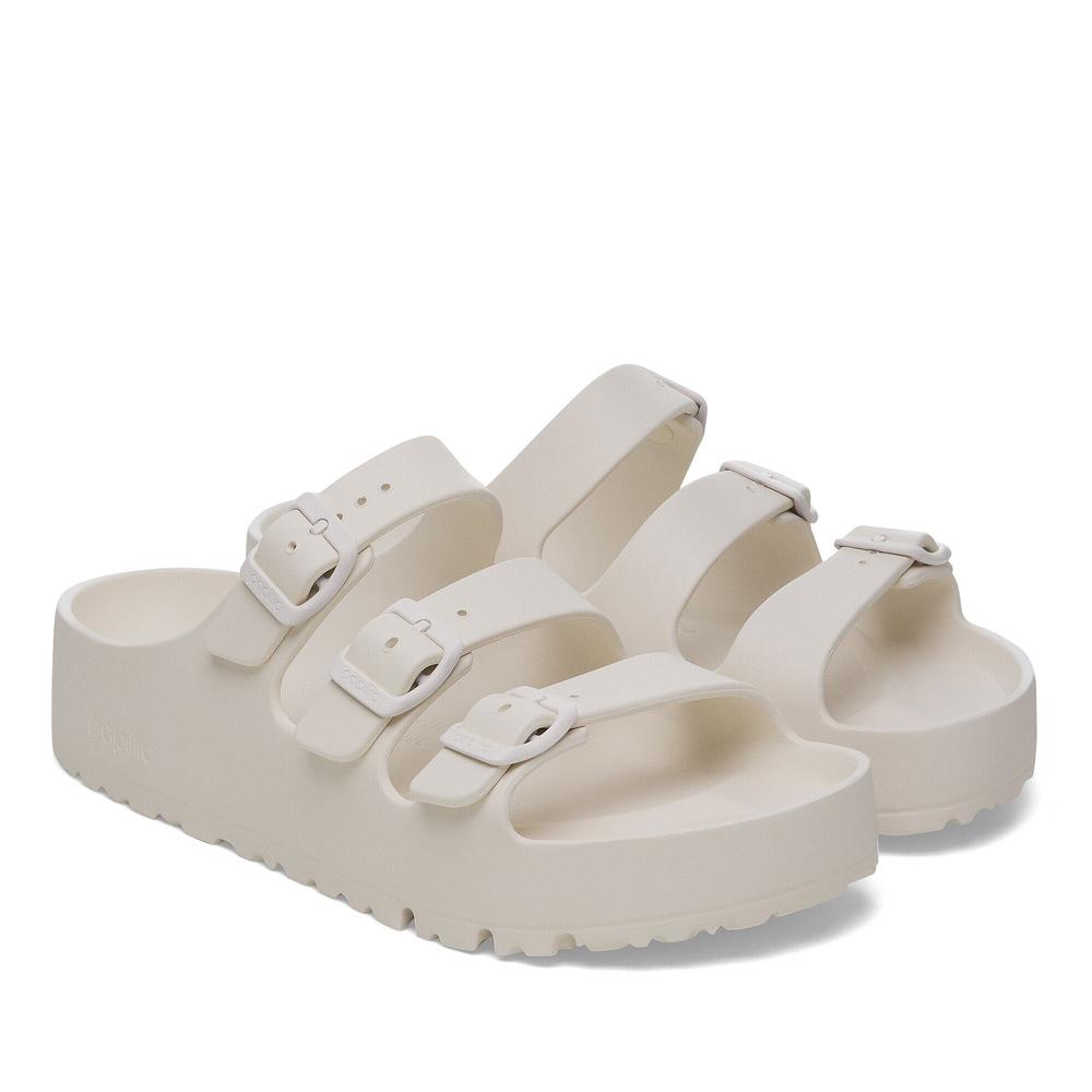 Klapky dámske Birkenstock Florida Flex Platform 1029770 - biele