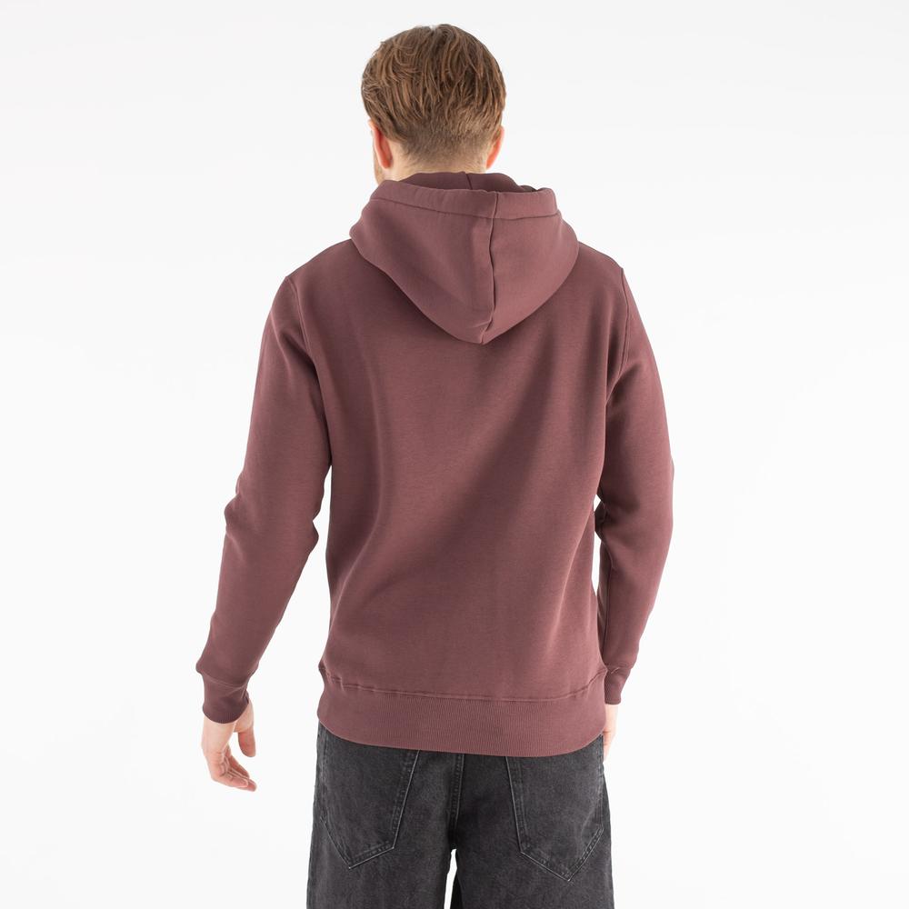 Blúza Alpha Industries Basic Hoody 17831221 - bordóvé