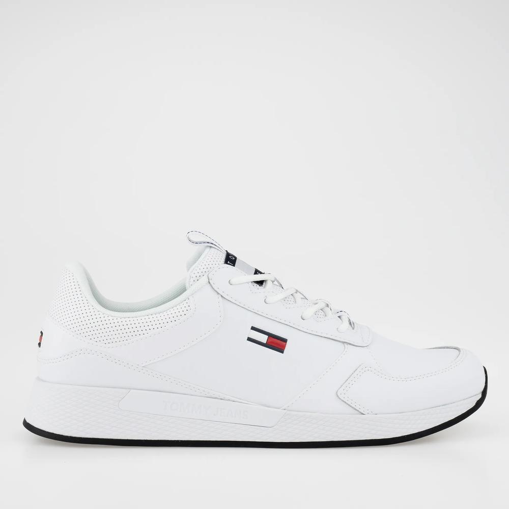 Topánky Tommy Jeans Flexi Runner EM0EM01080-YBR - biele