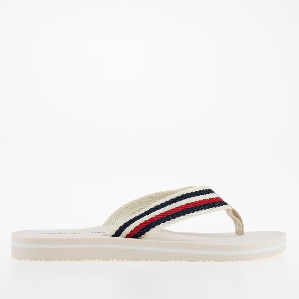 Žabky Tommy Hilfiger Essential Comfort FW0FW07147-AF4 - béžové