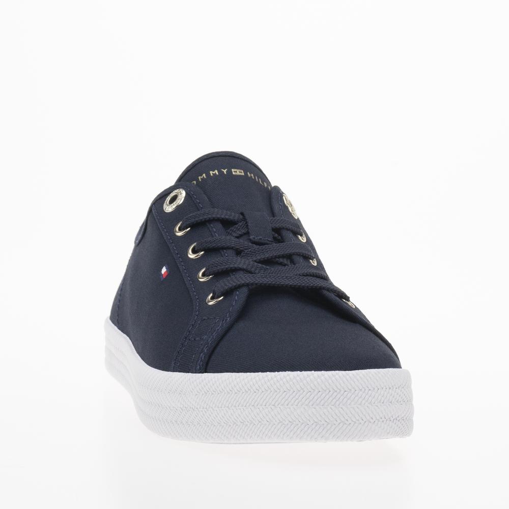 Topánky Tommy Hilfiger Essential Vulcanized Sneaker FW0FW07119-DW6 - tmavomodré