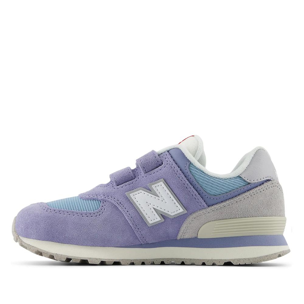 Detské topánky New Balance PV574BLG - fialové