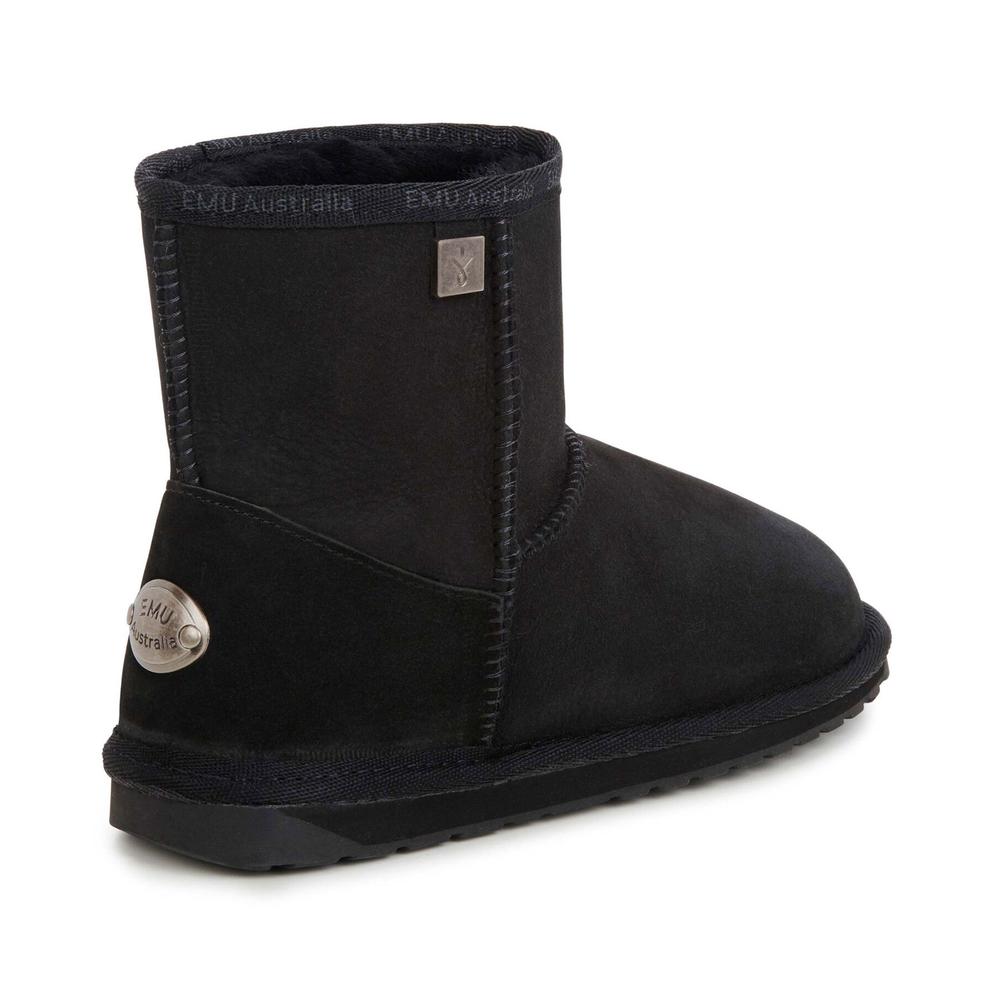 Topánky Emu Australia Platinum Stinger Slim Mini WP20003BLAK - čierne
