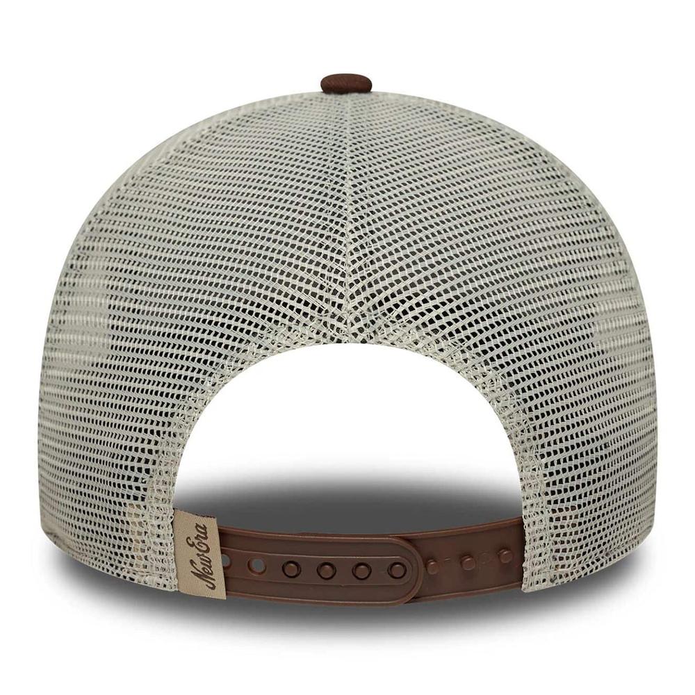 Čiapka pánske New Era Patch 9FORTY A-Frame Trucker 60771802 - hnedé