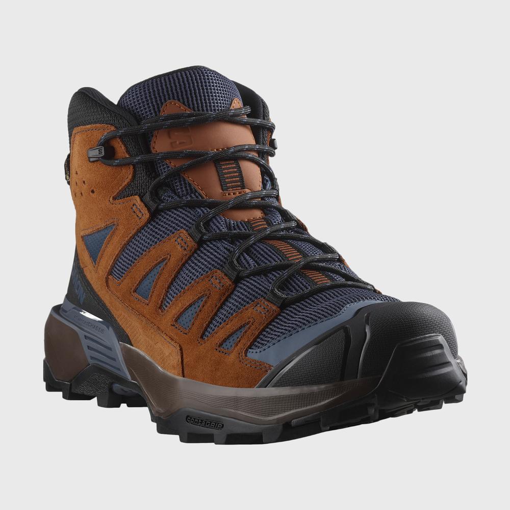 Topánky Salomon X Ultra 360 LTR Mid GTX L47570700 - hnedé