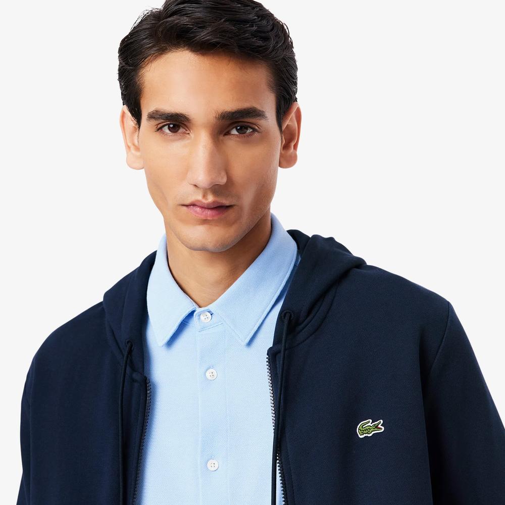 Blúza pánske Lacoste Classic Fit SH9809-166 - tmavomodré