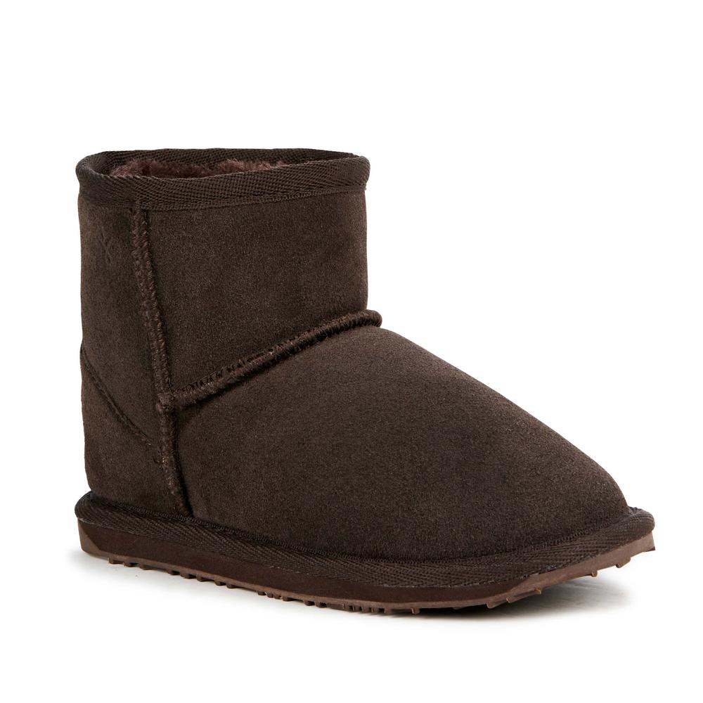 Detské topánky Emu Australia Wallaby Mini Teens T10103CHOC - hnedé