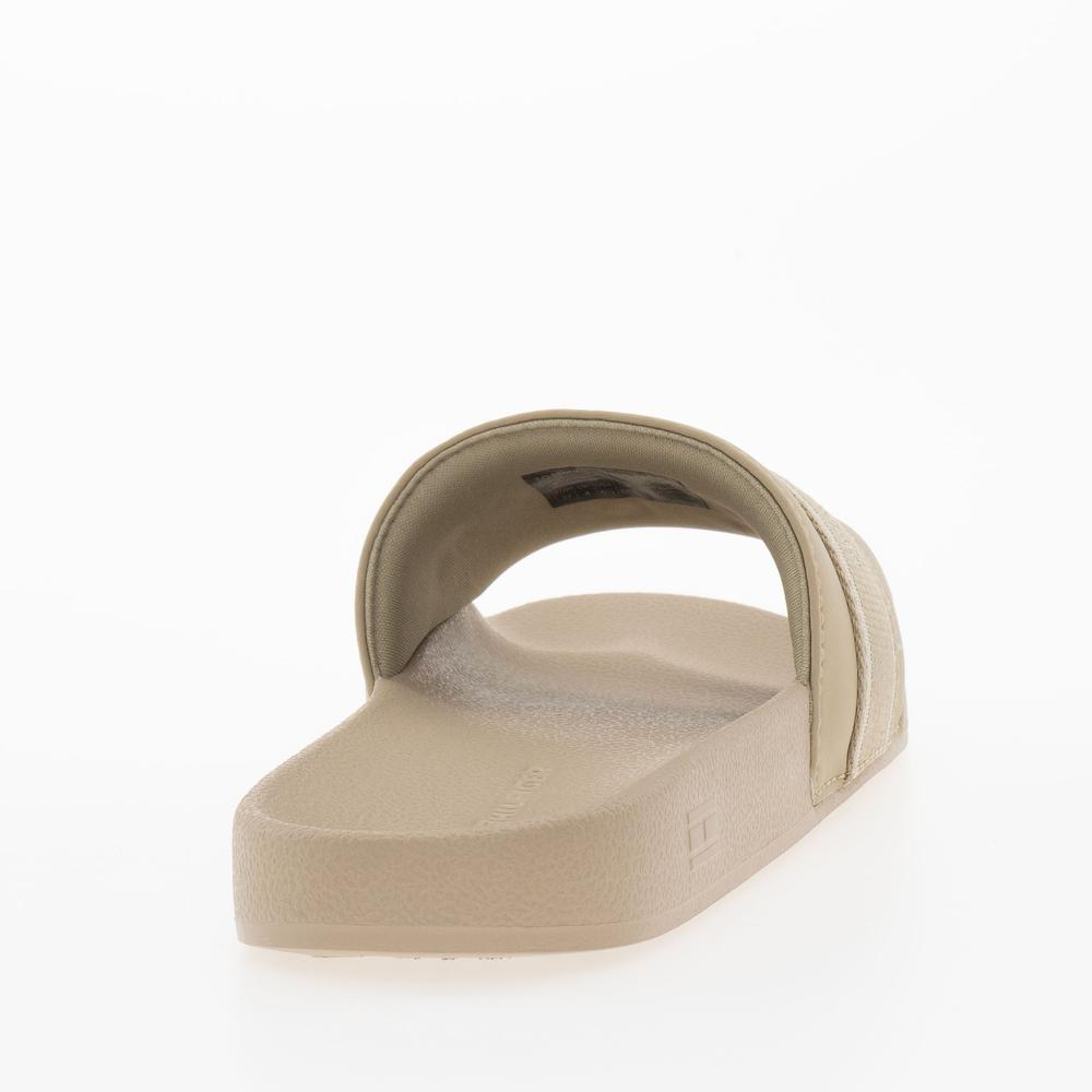 Klapky Tommy Hilfiger Poolside With Webbing Slide FW0FW08529-ACC - béžové