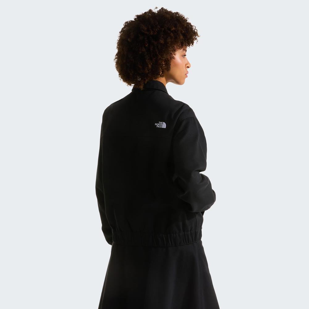 Dámská bunda The North Face Twill Collared 0A8G9DJK31 - čierne