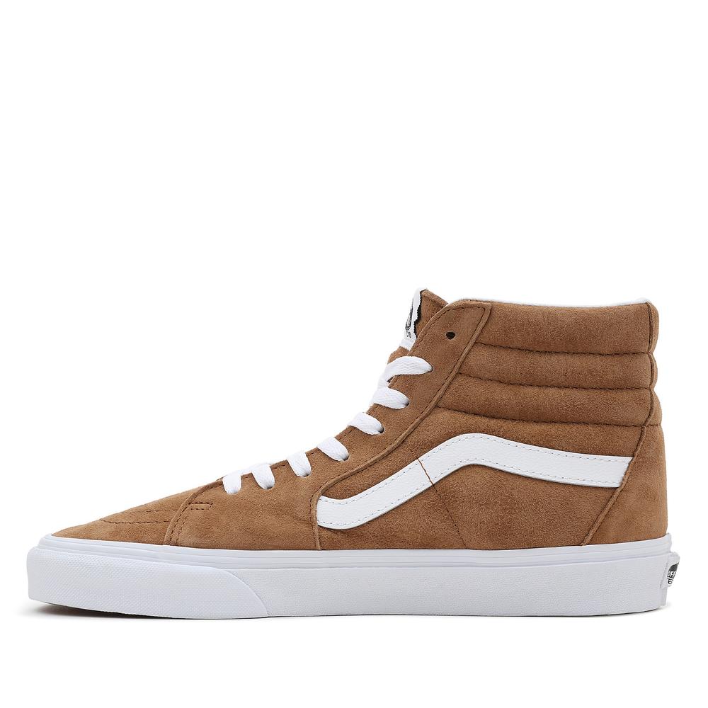 Topánky Vans Pig Suede Sk8-Hi VN0005U9TBN1 - hnedé