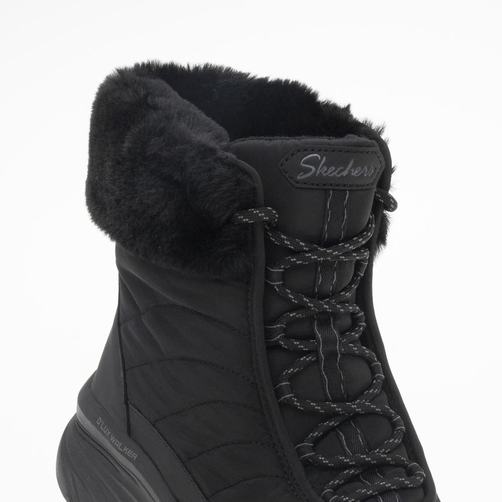 Topánky Skechers D'Lux Walker Winter Solstice 167388BBK - čierne