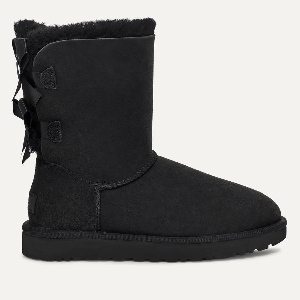 Topánky dámske UGG W Bailey Bow II 1016225-BLK - čierne