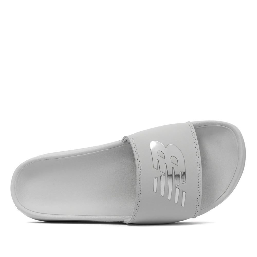 Klapky New Balance SWM200U3 - šedý