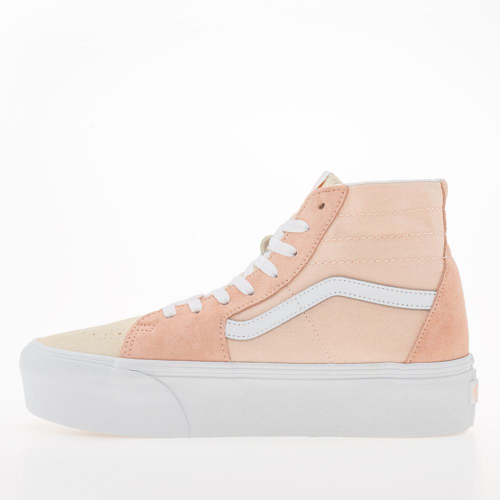 Topánky Vans Soft Suede SK8-Hi Tapered Stackform VN0A5JMKBOD1 - pomarančové
