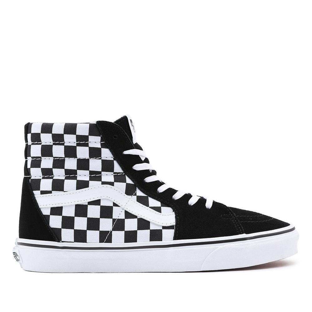 Topánky Vans Checkerboard SK8-HI VN0A32QGHRK1 - čierne