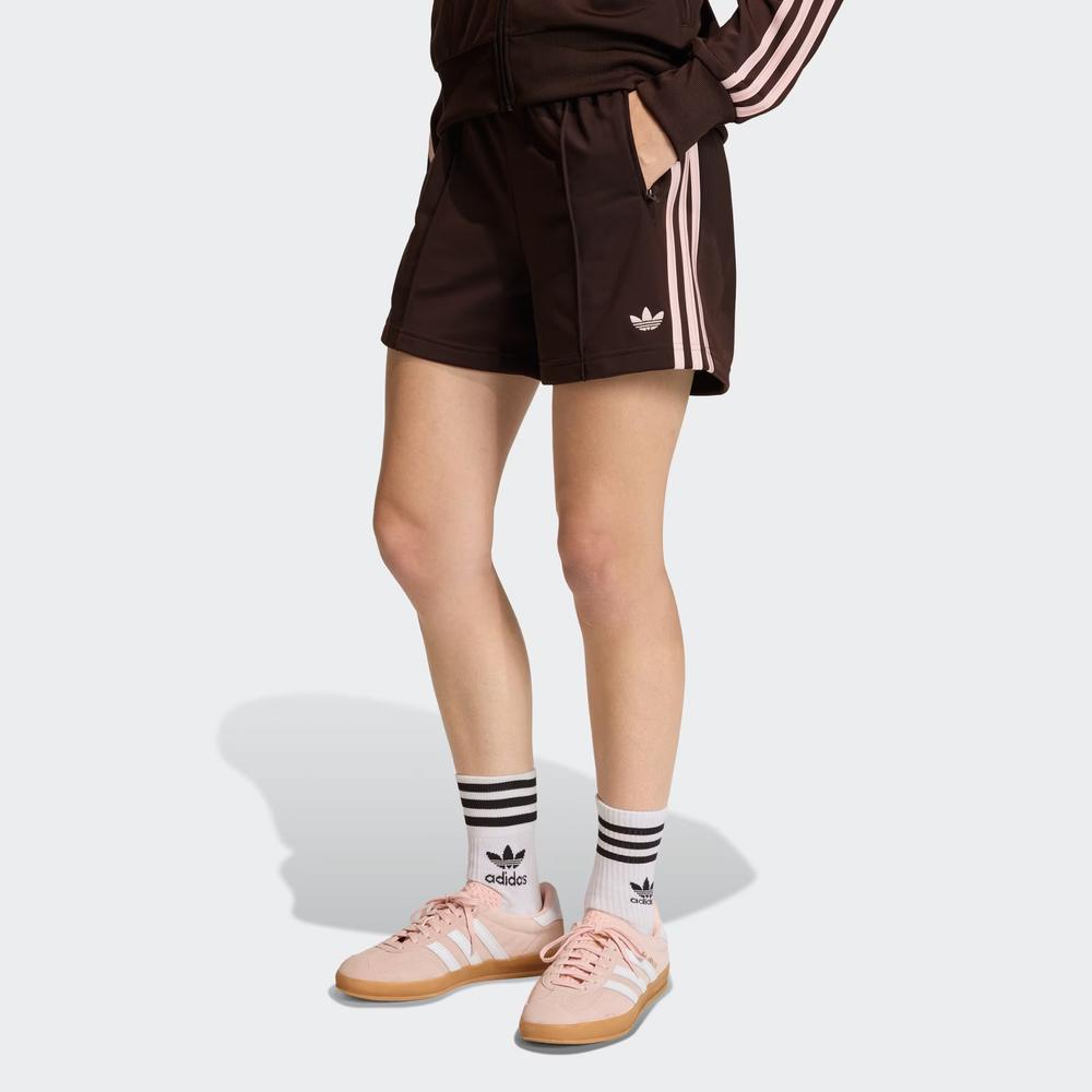Šortky dámske adidas Originals Classic Firebird KD3672 - hnedé