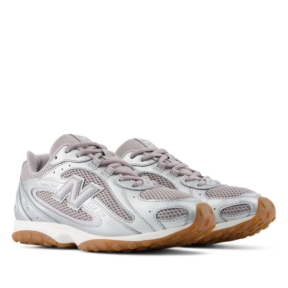 Unisex topánky New Balance U204LPP - strieborné