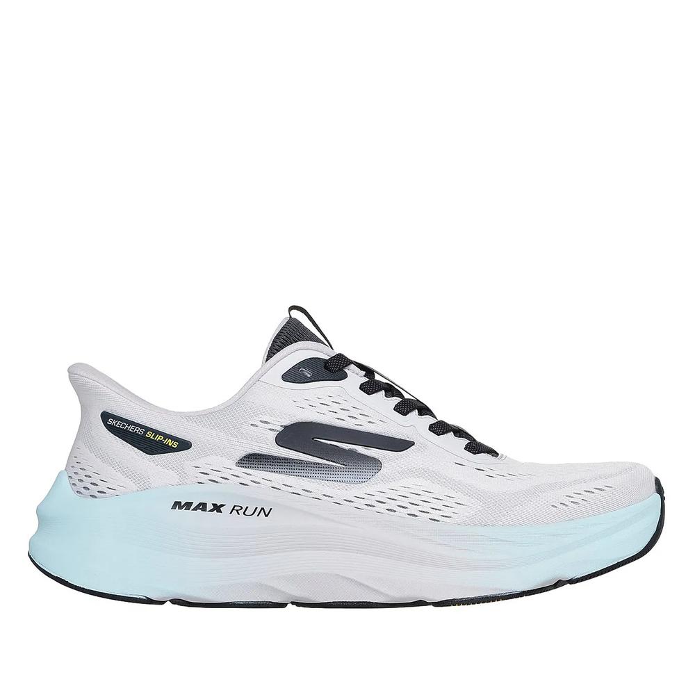 Topánky pánske Skechers Slip-ins: Max Run 221000GYCC - biele