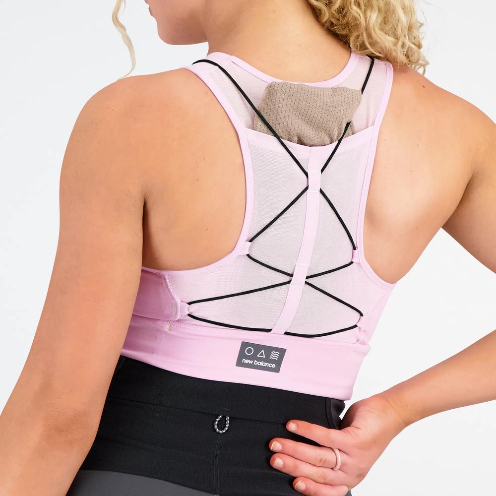 Športový top New Balance WB23259LLC – čierne