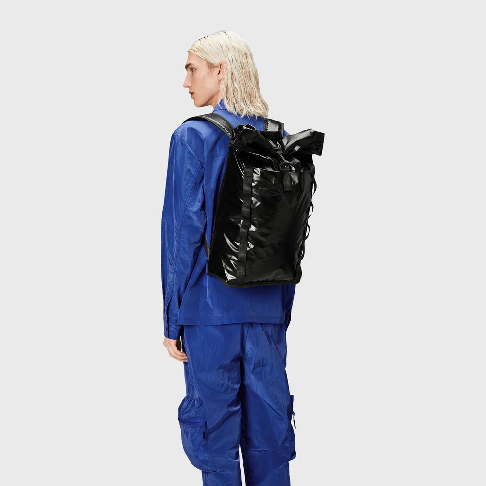 Ruksak Rains Sibu Rolltop 14770-01 - čierne