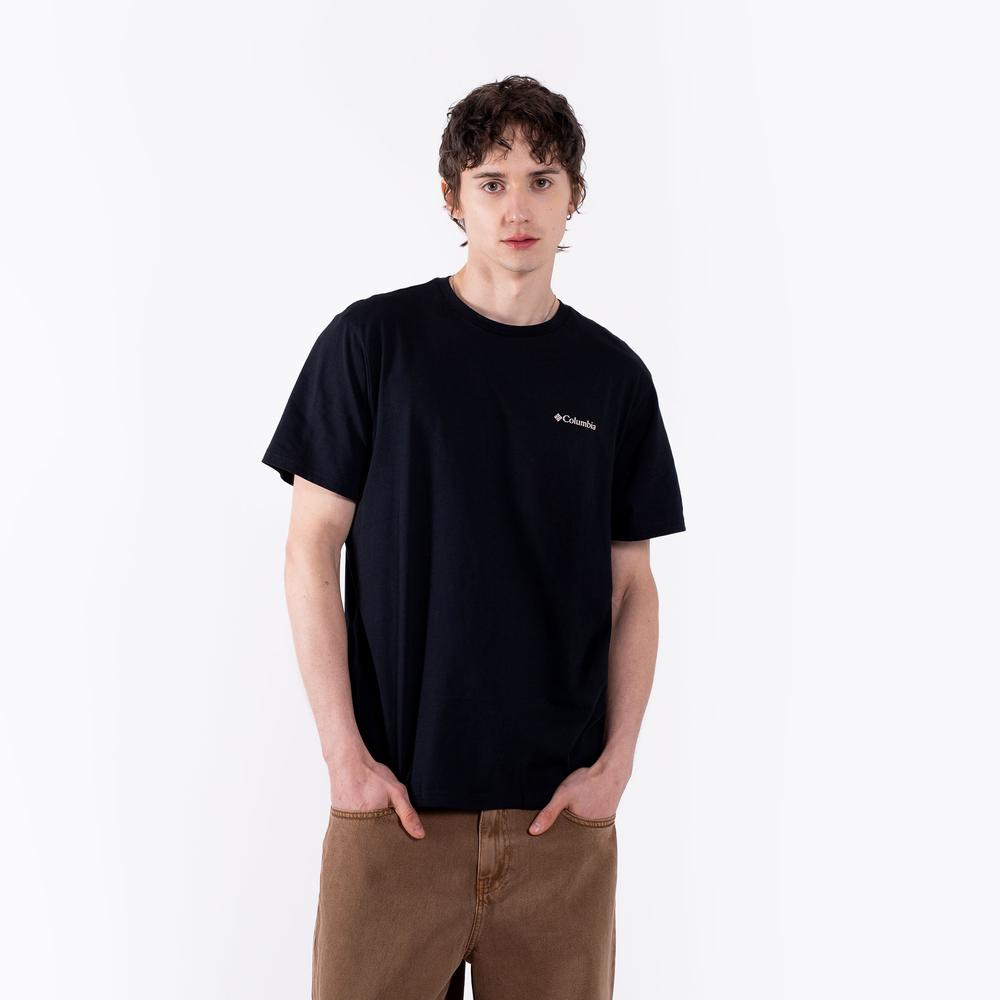 Mužský tričko Columbia CSC Back Graphic 2155021013 - čierne