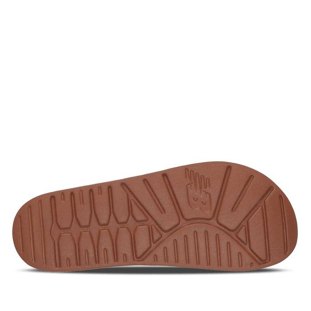 Šľapky New Balance SMF200L3 - hnedé