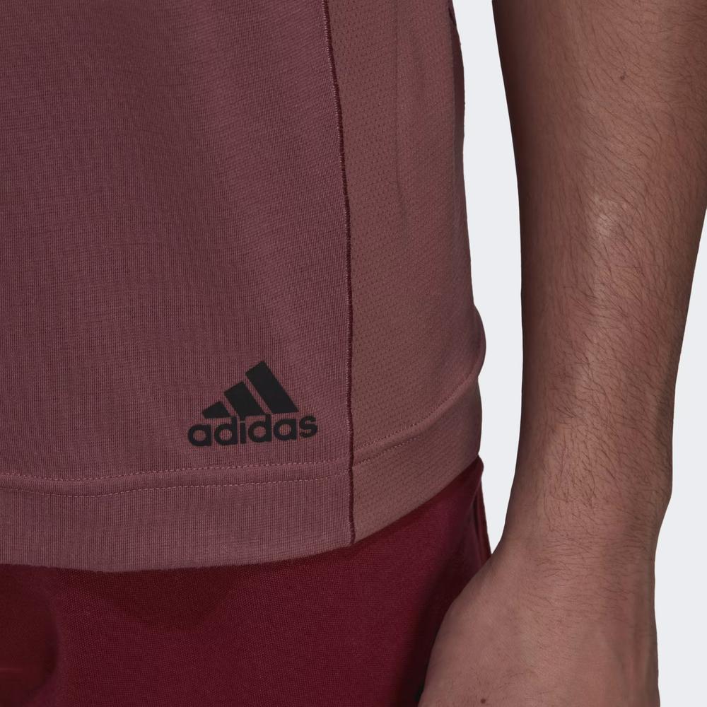 Tričko adidas Yoga Training HC2642 - bordóvé