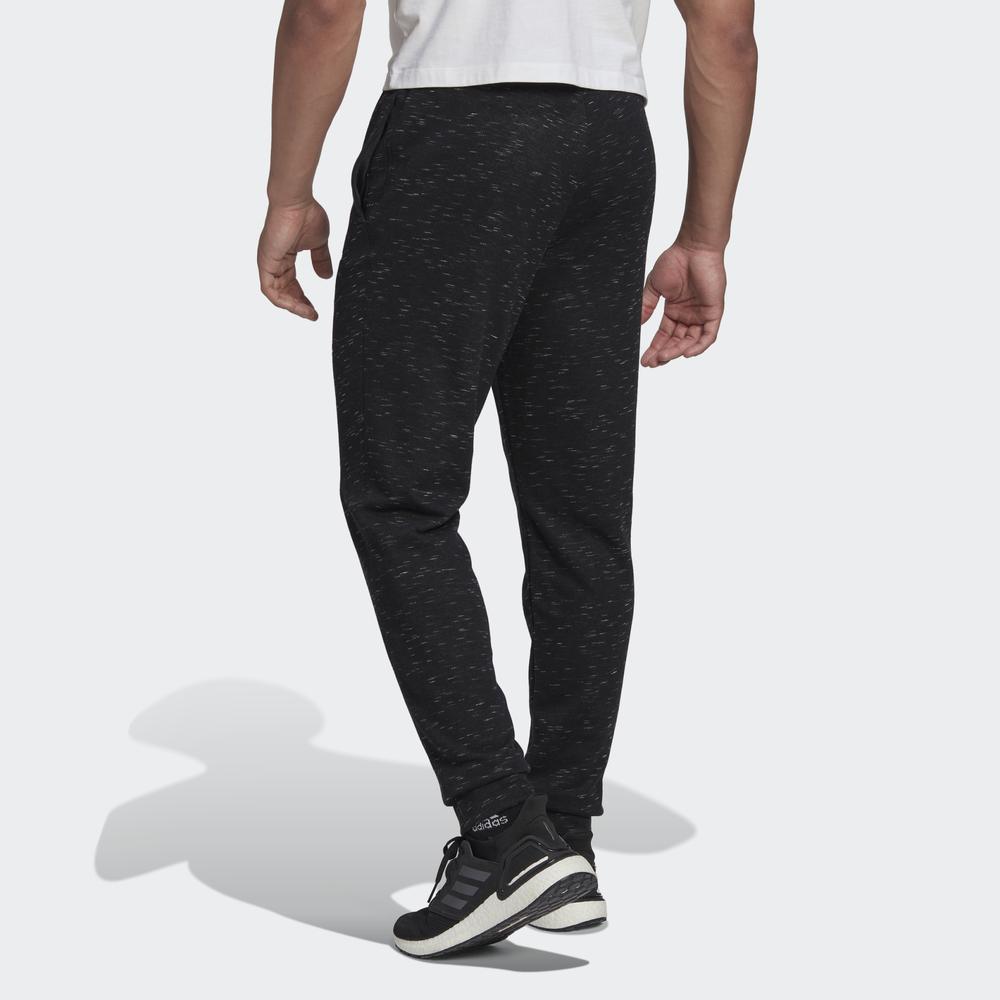 Nohavice adidas Essentials French Terry Melange Joggers HE1794 - čierne